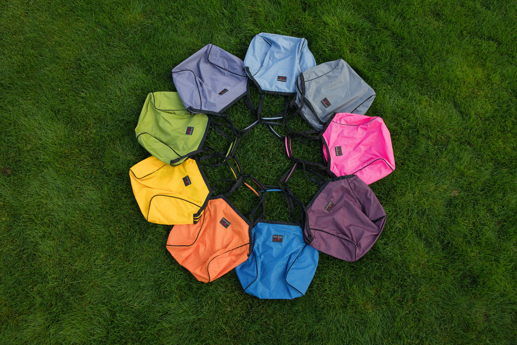 Large Ziptop Shop Bags in an assortment of colors