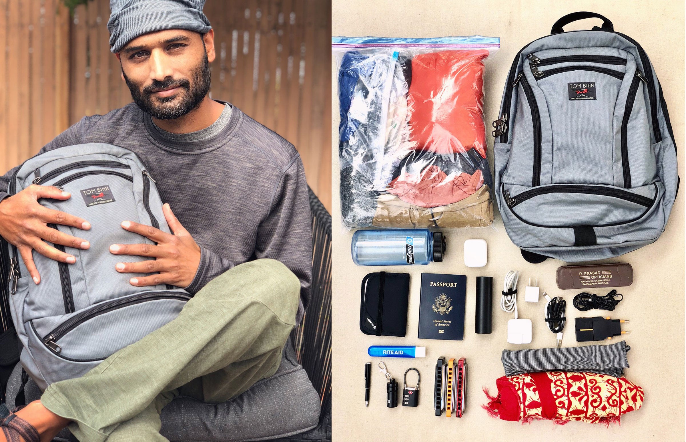 Extreme Minimalist Travel using the TOM BIHN Synapse 19 Backpack: An Interview with Rishi O