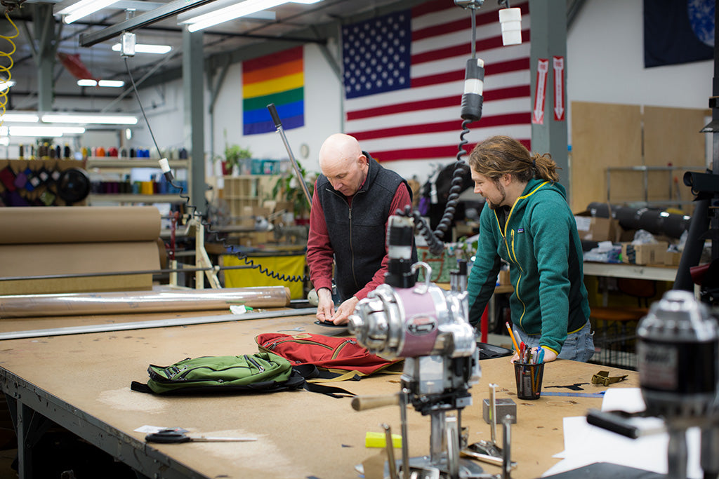 Tom and Nik in the Seattle Factory