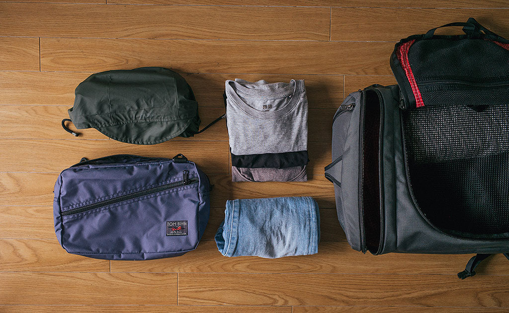 packing cube shoulder bag