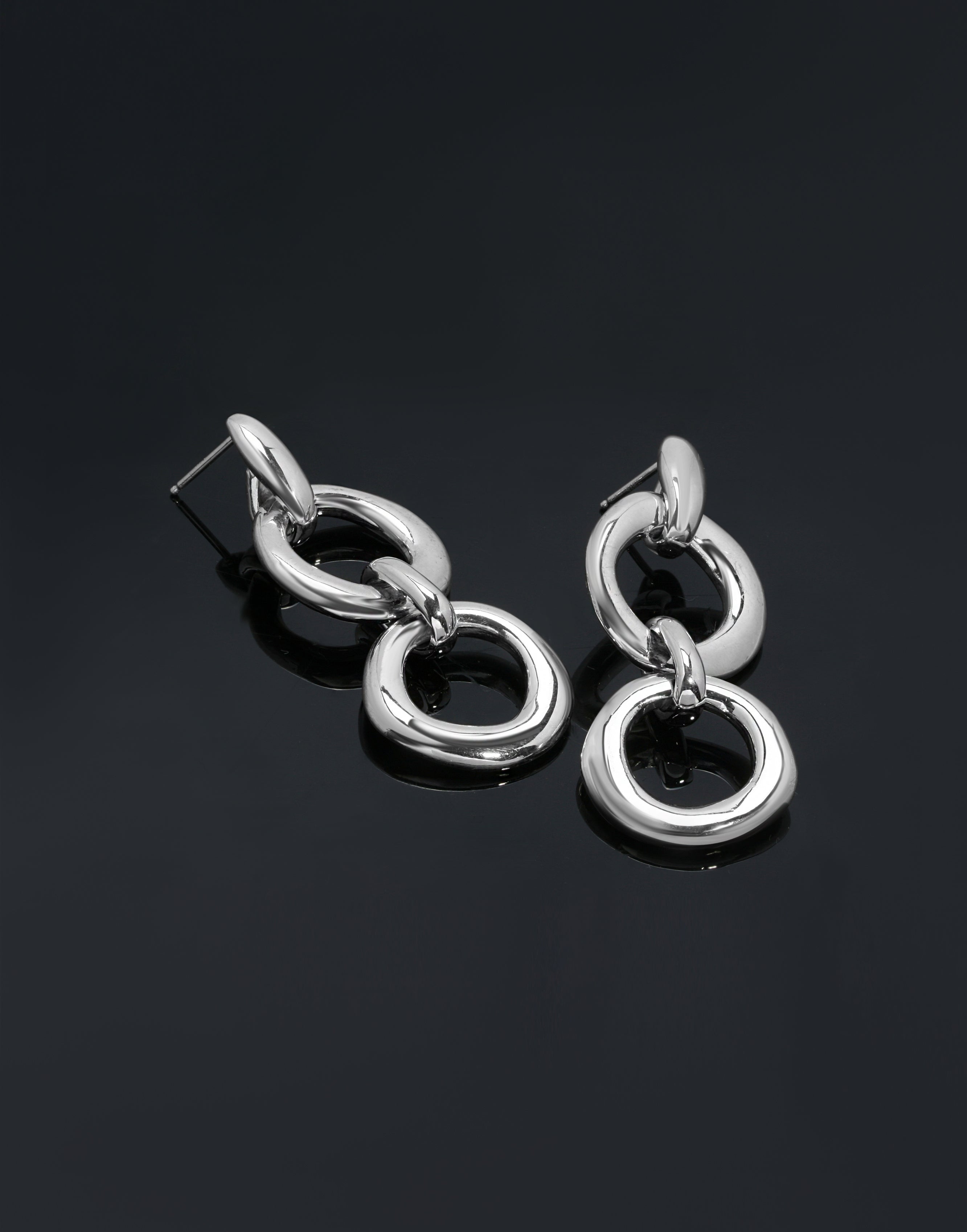 Double Door Knocker Earrings | Sterling Silver