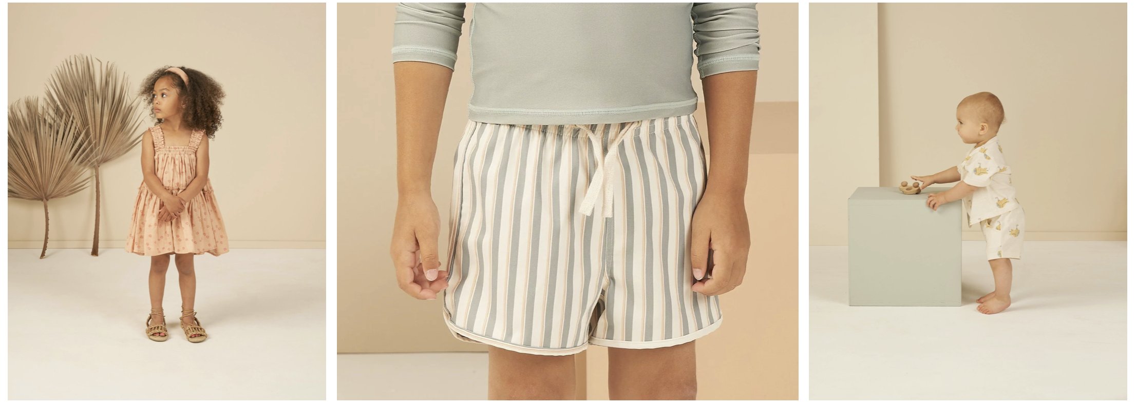 Bermuda Kids Shorts by Rylee & Cru Laurel / 6Y-7Y