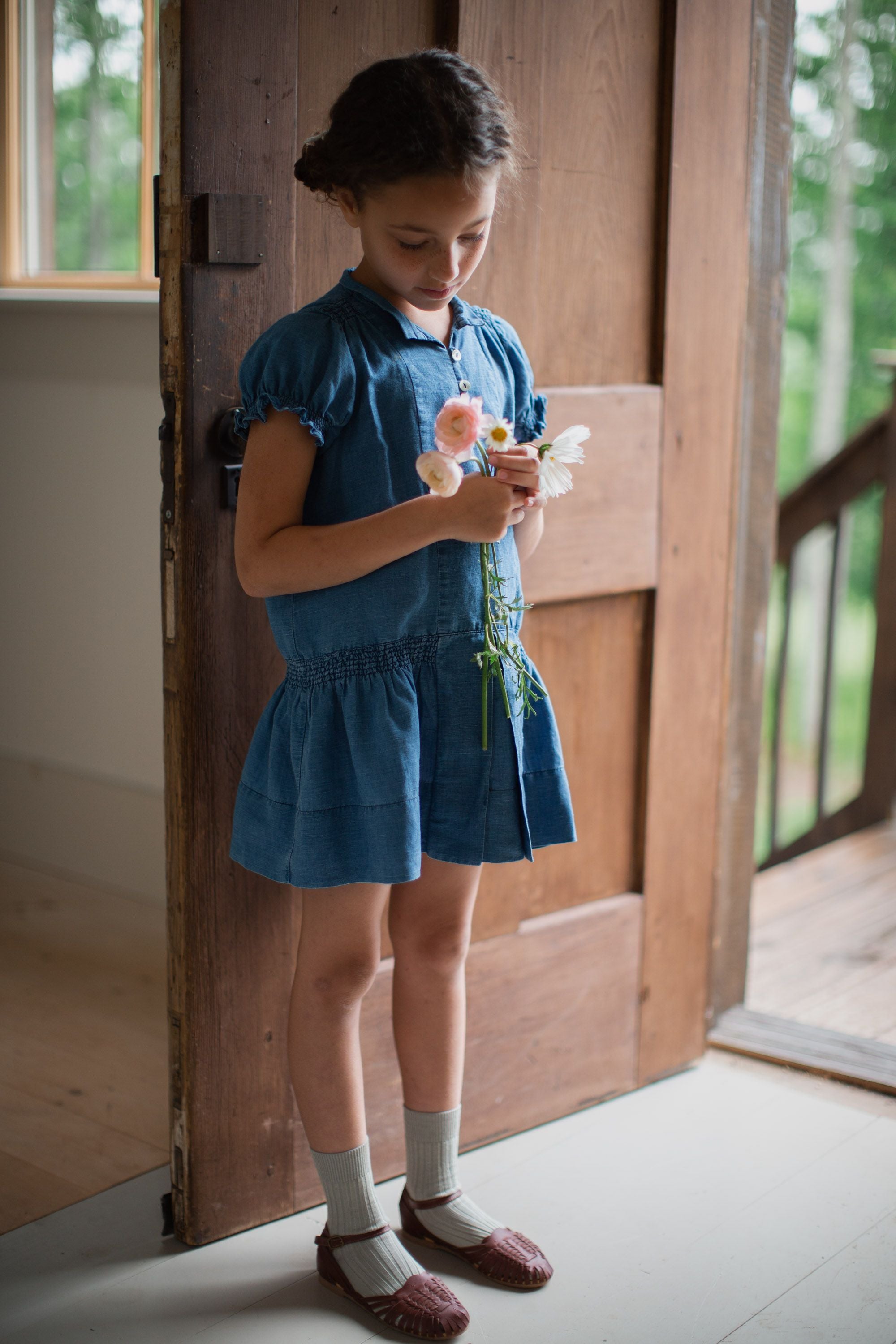 幻想的 soor ploom☆Lucille Dress, Indigo☆3y - 通販