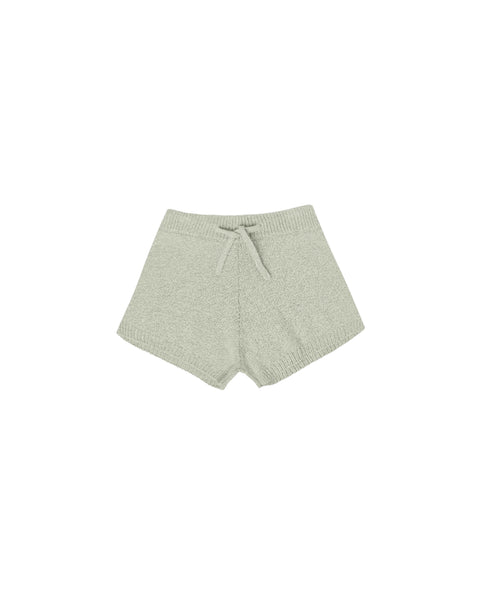 Rylee + Cru, Knit Shorts in Heathered Laurel – CouCou