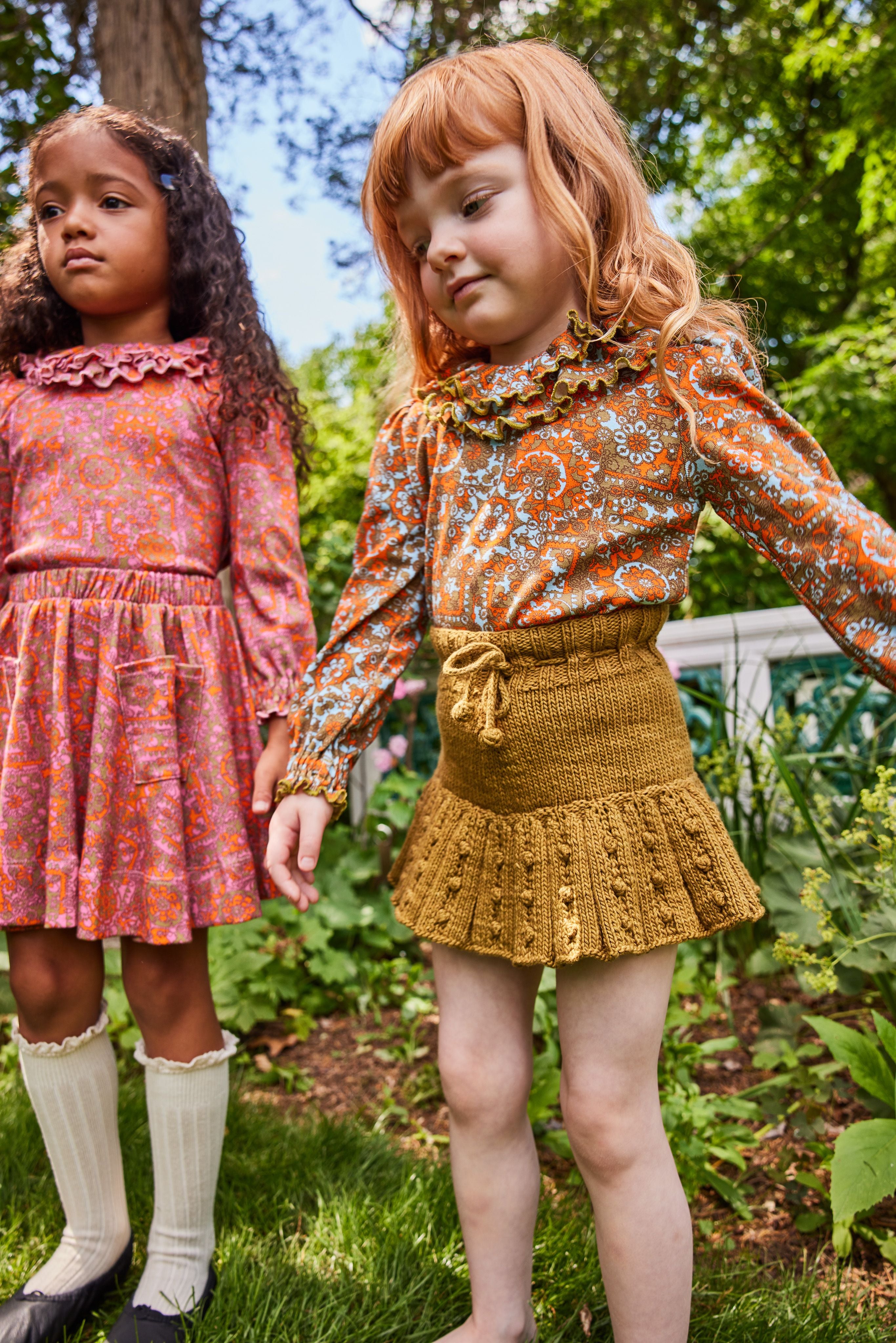 Skating Pond Skirt in Tarragon