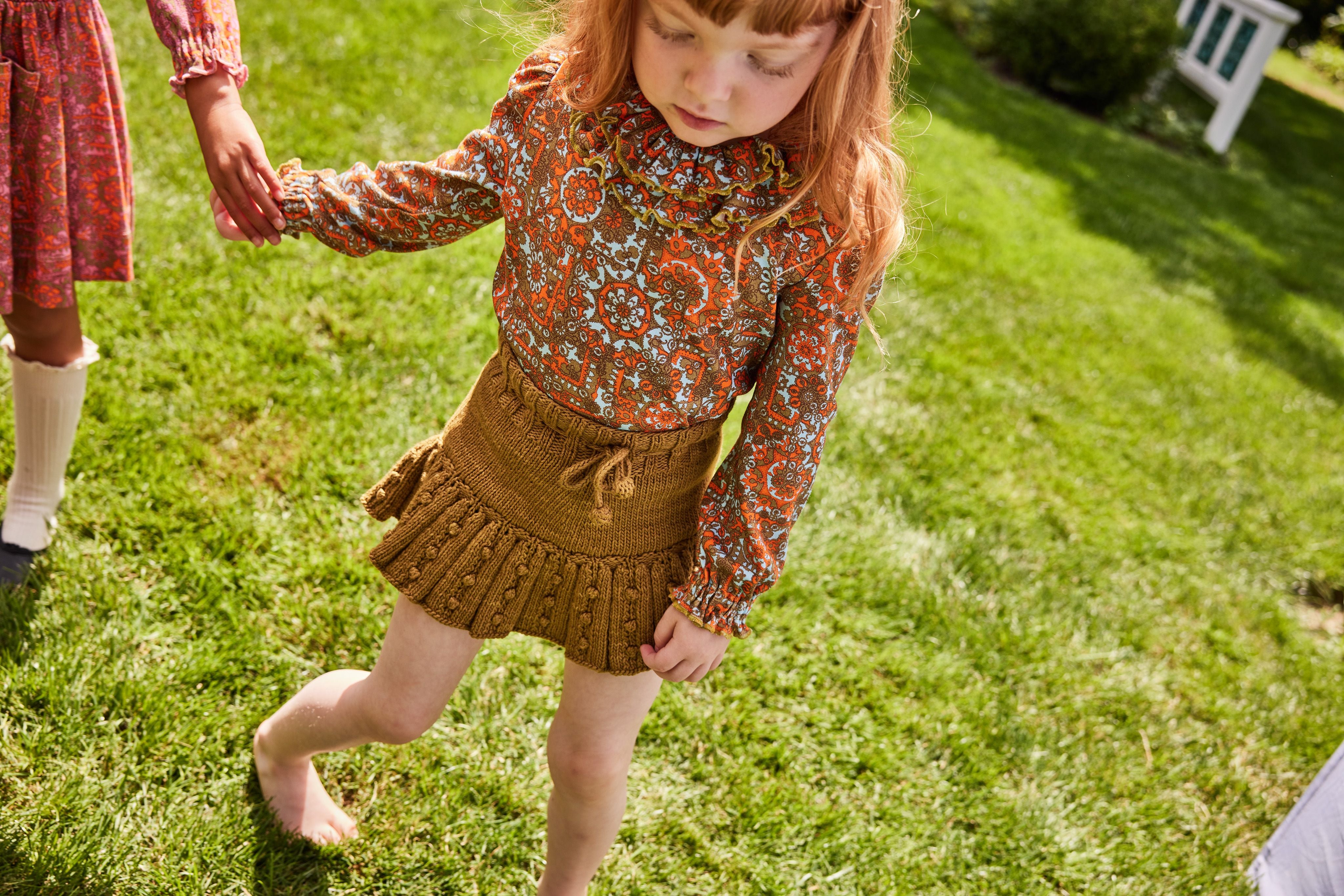 Skating Pond Skirt in Tarragon