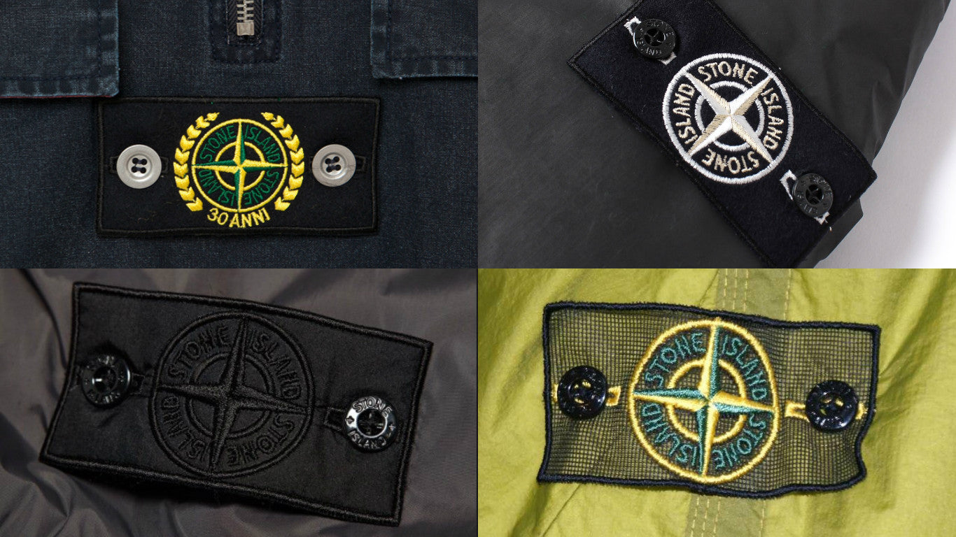 stone island t shirt with badge on arm