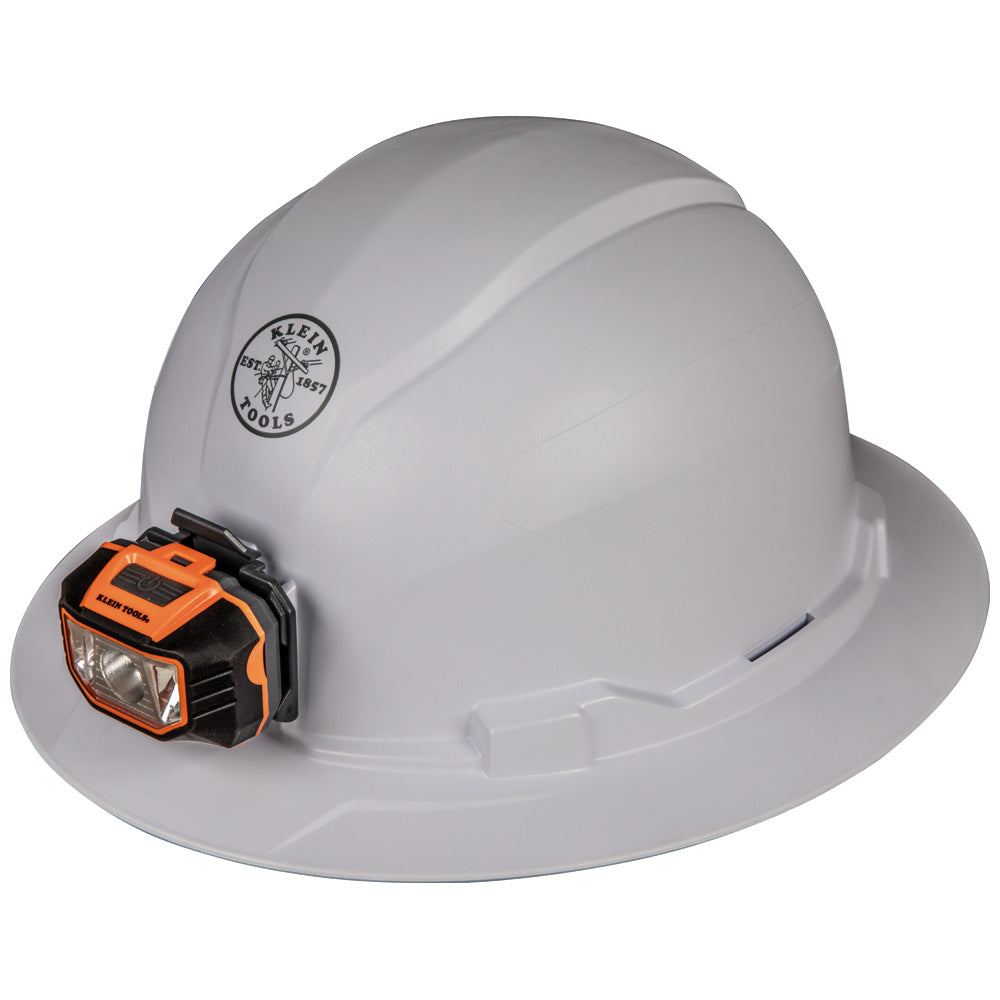 Hard Hat Non Vented Cap Style With Headlamp 60406rl Linemen S Supply