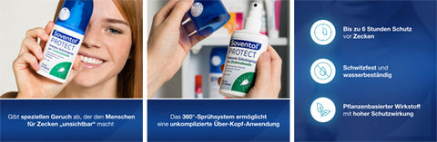 SOVENTOL PROTECT Intensive protection spray against ticks