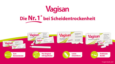 Vaginal dryness in menopause, vaginal dryness treatment, VAGISAN MoistCream Cremolum