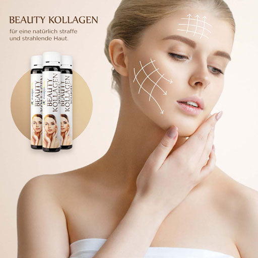 Wrinkle free skin, BEAUTY COLLAGEN Hyaluron Solugel bioactive Ampoules
