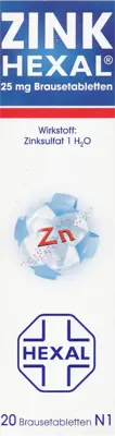 ZINC HEXAL, zinc sulphate supplement, effervescent tablets