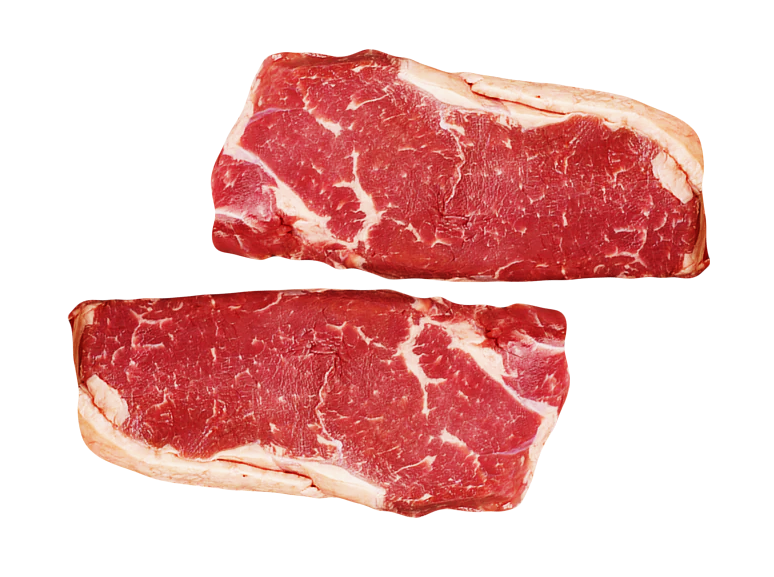 Grumpy Butcher 4 Steaks Gift Set - 2 Filet Mignon (8 oz), 2 Ribeye