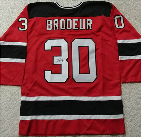 Martin Brodeur Autographed Custom NJ Devils Jersey