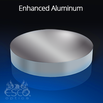 Fused Silica Precision Quality Flat Mirrors, Enhanced Aluminum