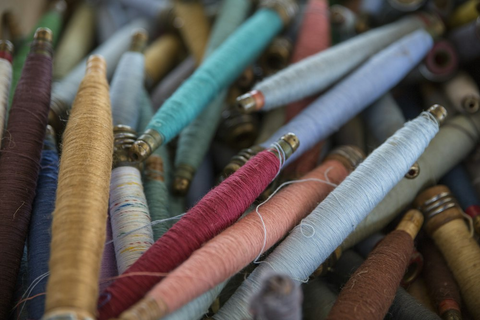 Several pieces of thread at a women’s consignment store