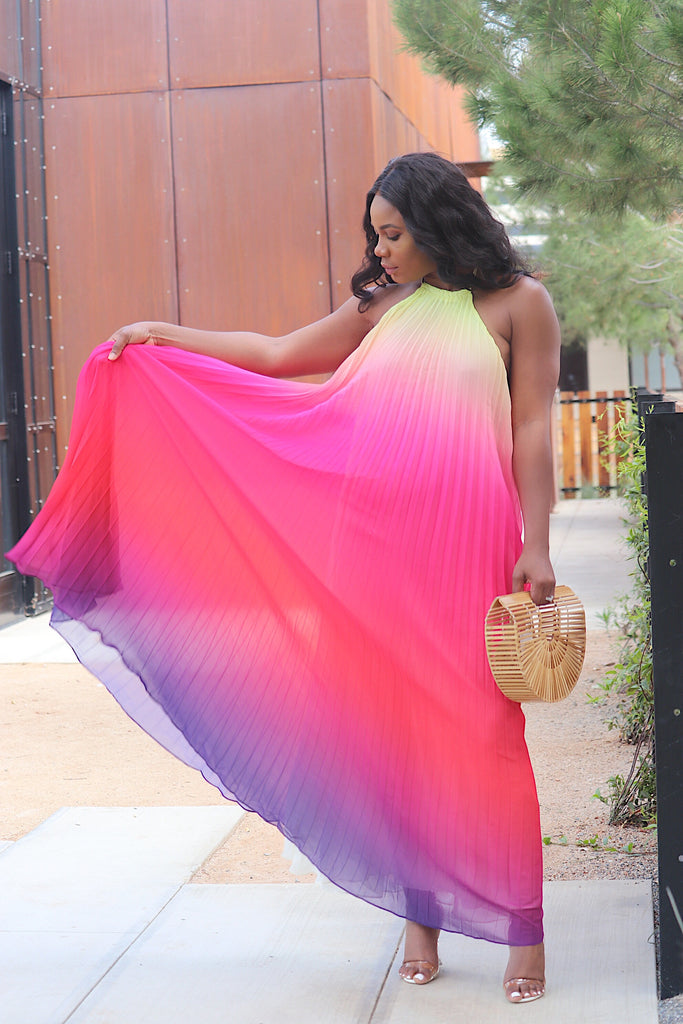 colorful summer maxi dresses