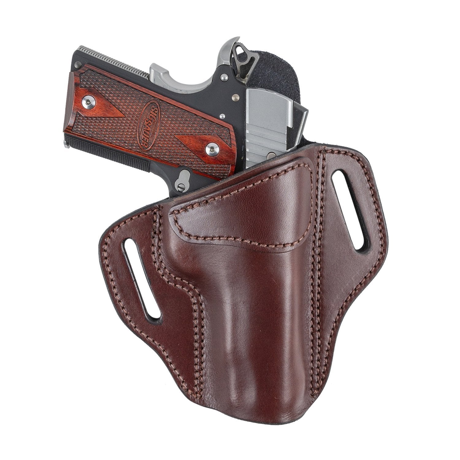 The Ultimate 2 Slot OWB Leather Gun Holster | Relentless Tactical
