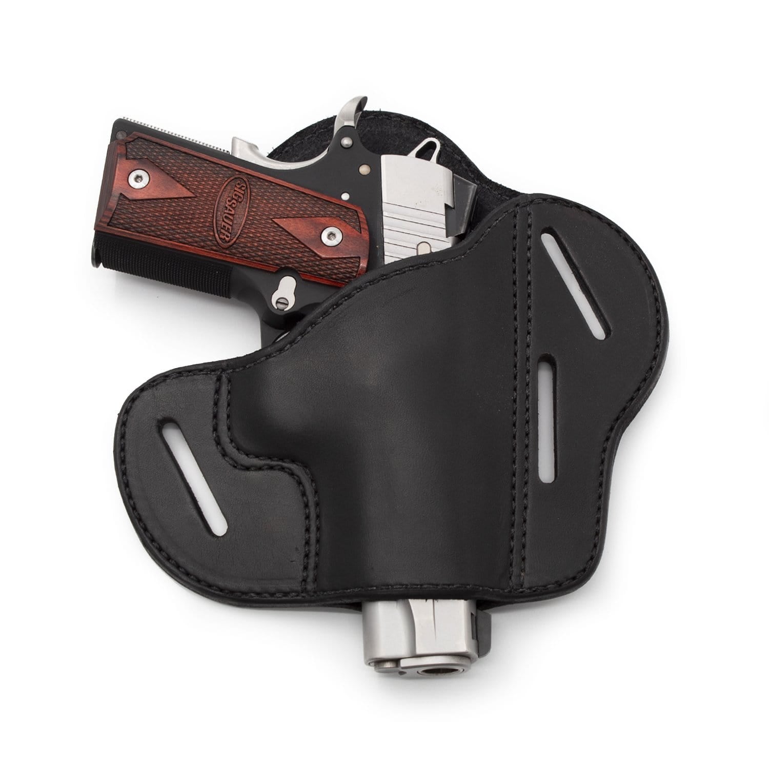 The Ultimate 3 Slot OWB Leather Gun Holster | Relentless Tactical