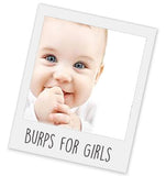 Personalized burp cloths for girls