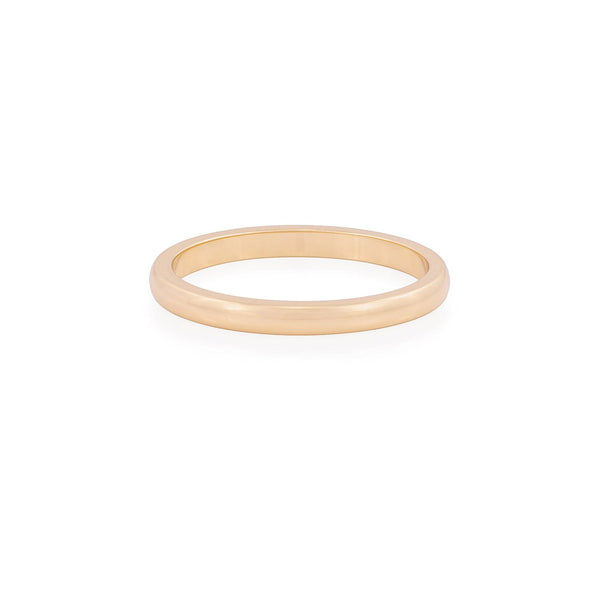 Solid 14k Gold Wedding Band Ring for Women in Rose Gold 1mm Thin Stacking  Band in Size 4.5 by MAX + STONE - Walmart.com