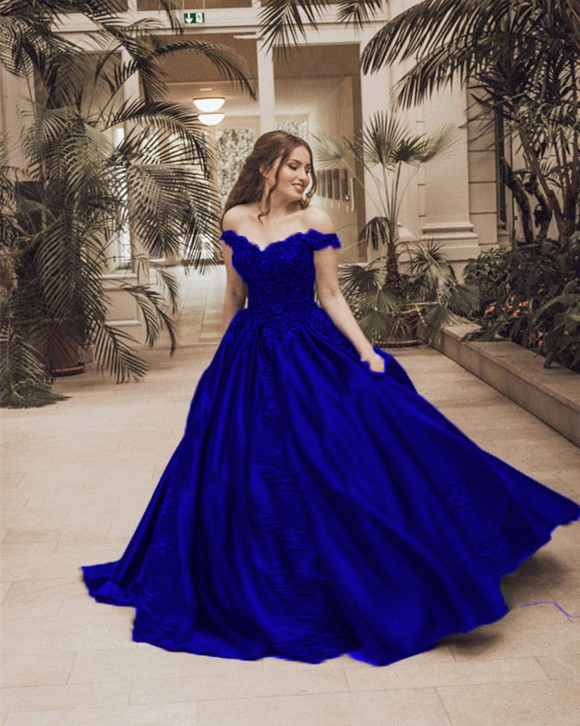 stunning blue dress