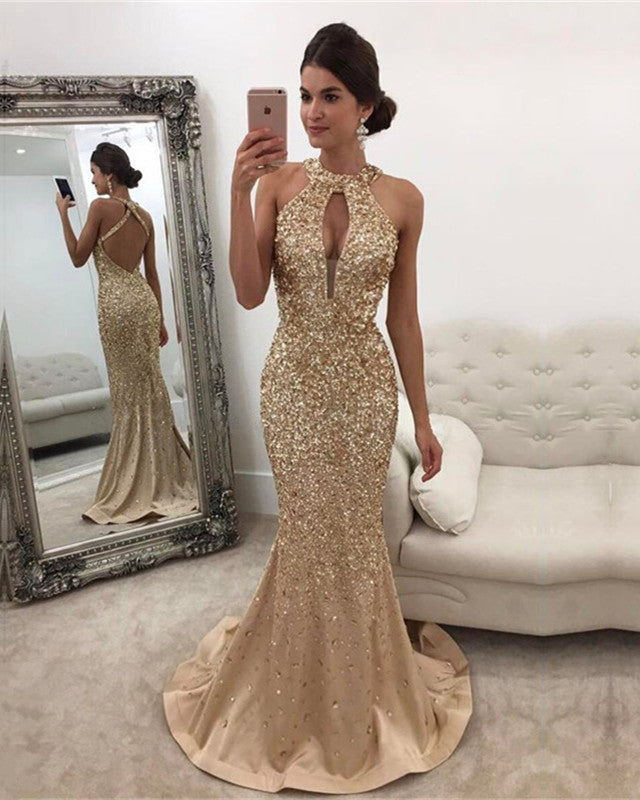 champagne dress prom