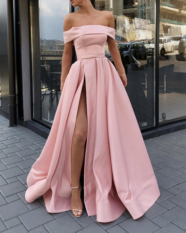 blush pink prom dresses 2019