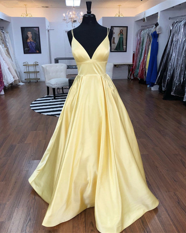 yellow prom dresses 2019