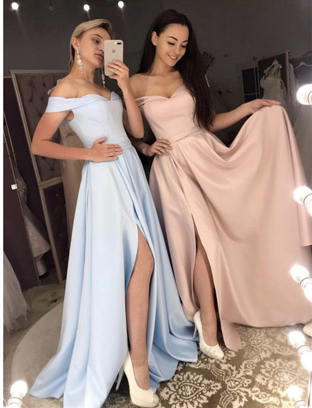 bridesmaid satin