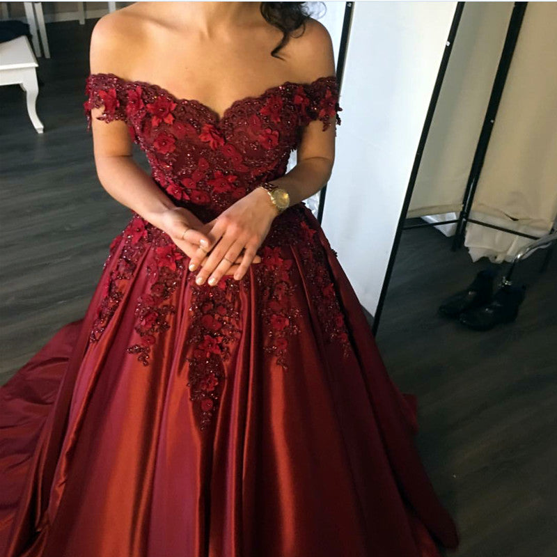 off the shoulder prom dresses 2019
