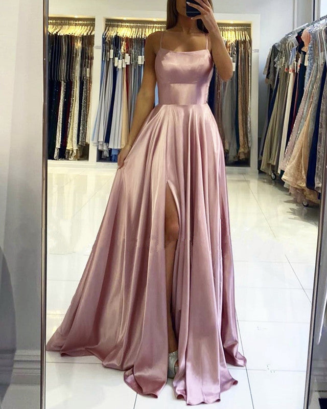 tie back prom dress