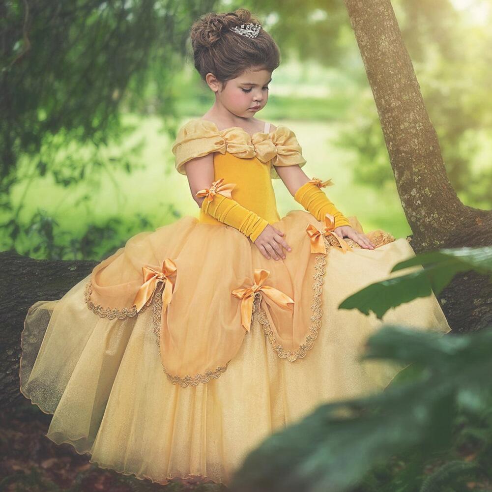 Cute Off The Shoulder Ball Gown Dresses For Flower Girls – alinanova