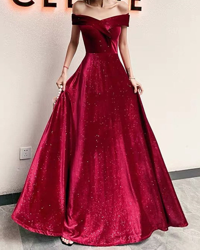 velvet sparkle dress