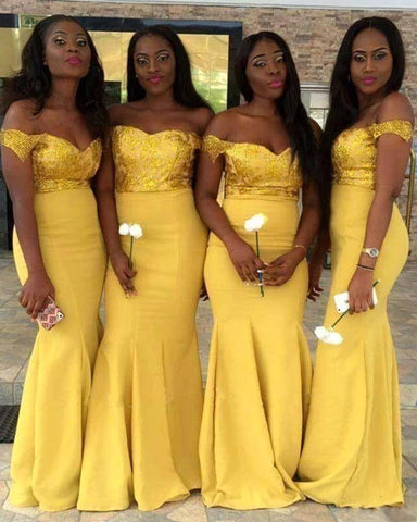 bridesmaid mustard dress