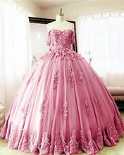 Load image into Gallery viewer, Rose Pink Quinceanera Dresses 2020
