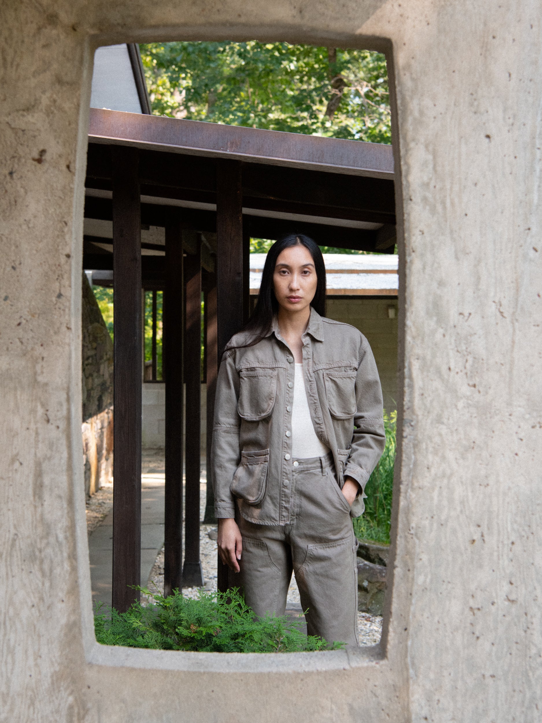 Work Shirt in Olive