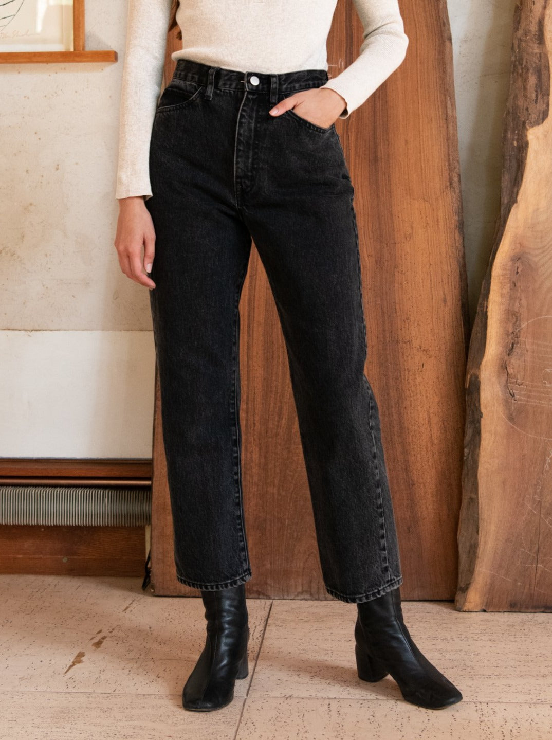 Shaina Mote Essential Jean in Onyx