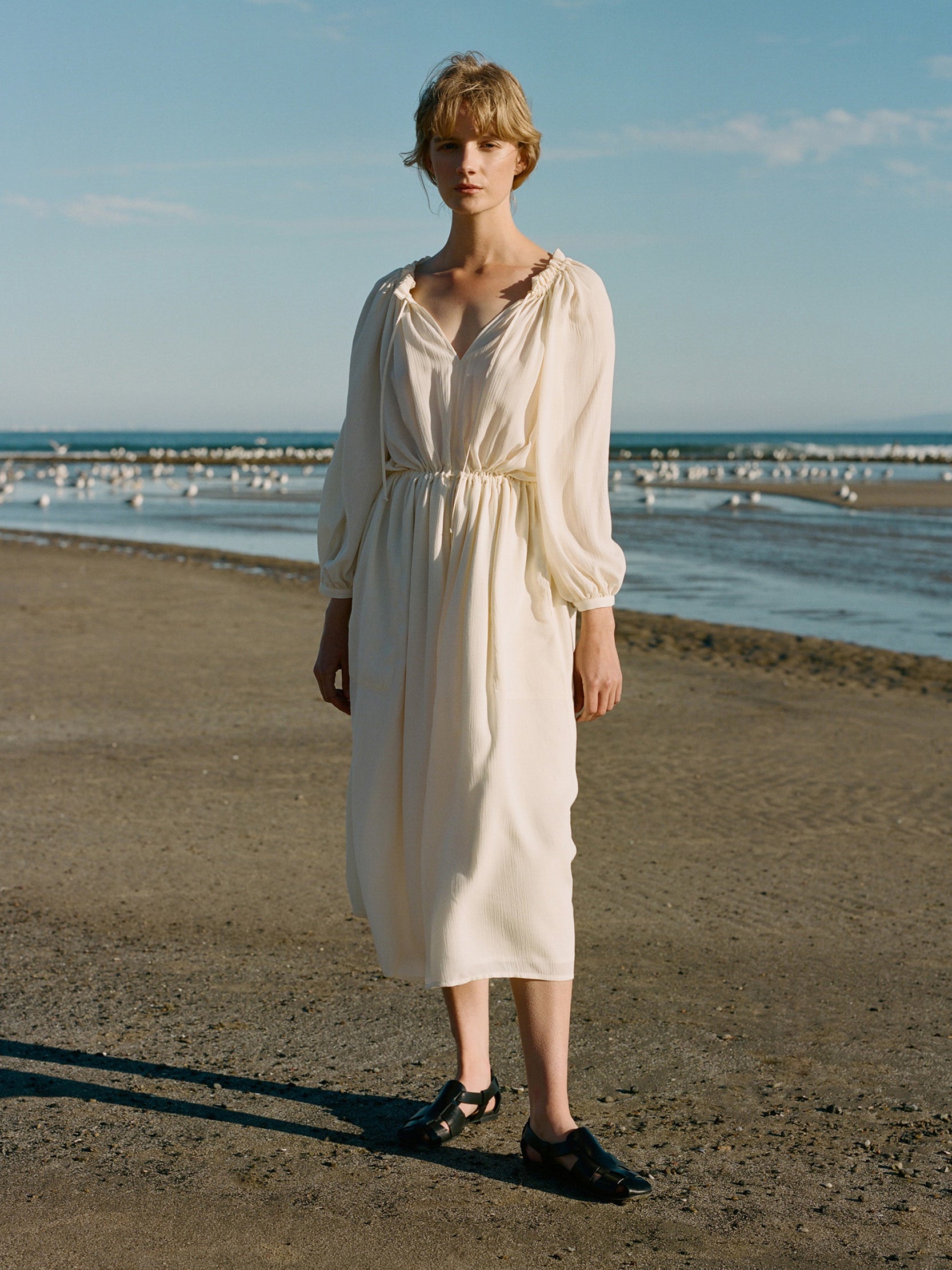 Thumbnail image of Lucqa Dress in Ivory - Sample