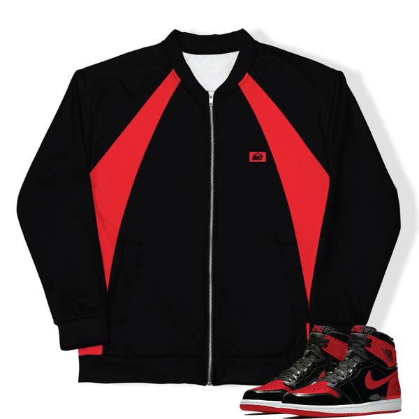 Air Jordan 1 Bred Patent matching shirts