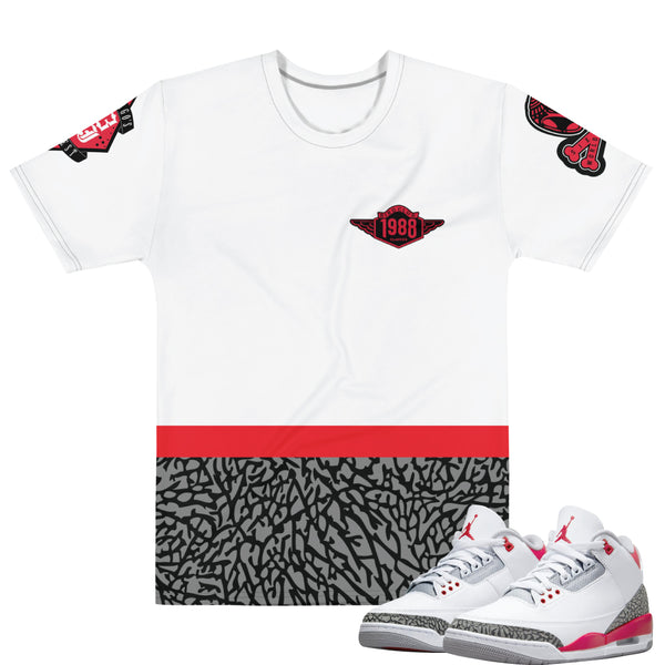 Shirt to match The Retro 3 Fire Red sneakers