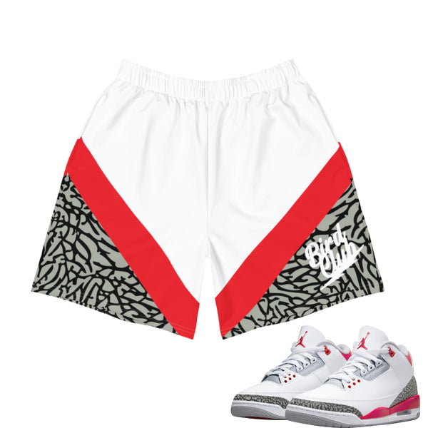 Retro 3 Fire red Shorts to match