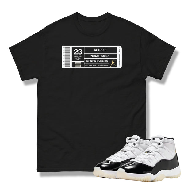 Retro 11 Gratitude Sneaker Shirts to match