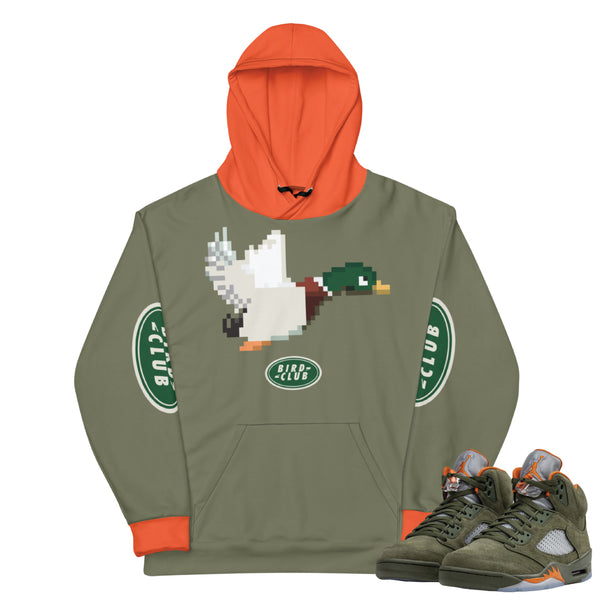 The best sneaker matching apparel to match the Retro 5 Olive Jordan sneakers