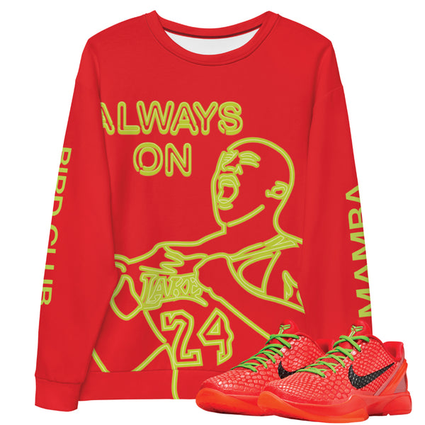 Shirts to match the holiday Kobe 6 Reverse Grinch sneaker release