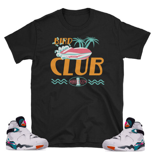 Air Jordan 8 South Beach shirt to match