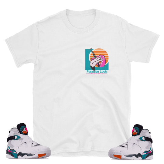 Air Jordan 8 South Beach shirt to match