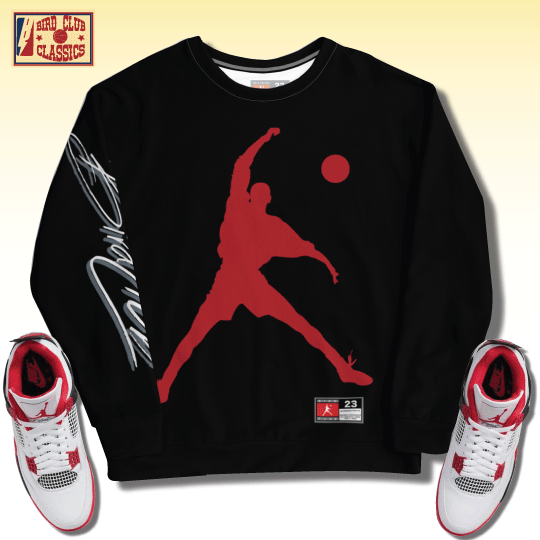Retro 4 Fire Red shirts for Black Friday
