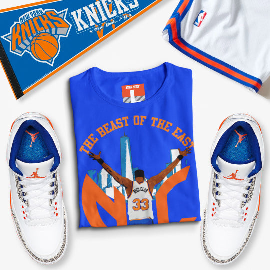 retro 3 knicks shirt