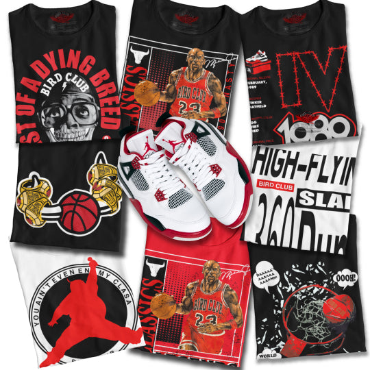 Jordan Fire red Retro 4 shirts